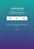 Galen NSG 4800 &ndash; Transition to Professional Nursing Practice &vert; 200-Question Practice Exam with Answers & Detailed Explanations&NewLine;
