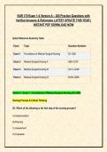 NUR 170 Exam 1-4 Version A &ndash; 260 Practice Questions with &NewLine;Verified Answers & Rationales LATEST UPDATE THIS YEAR &vert; &NewLine;INSTANT PDF DOWNLOAD NOW