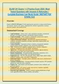 BLAW 341 Exams 1&ndash;3 Practice Exam 2026 &vert; Most &NewLine;Tested Questions with Answers & Rationales &vert; &NewLine;Complete Business Law Study Guide &vert; INSTANT PDF &NewLine;DOWNLOAD