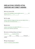 NURS 663 EXAM 2 UPDATED ACTUAL&NewLine;QUESTIONS AND CORRECT ANSWERS&NewLine;