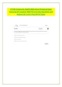 2026 ATI PN Pharmacology 2023 Exam with NGN 60 Questions and Answers&period;