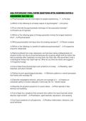 AQA PSYCHOLOGY FINAL PAPER QUESTIONS WITH ANSWERS RATED A&NewLine;