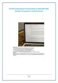 ATI RN Fundamentals 2026 Proctored Exam with NGN Questions and 100&percnt; Correct Answers to Score 98&percnt; and Above in the New 2026 RN ATI Fundamentals Proctored Assessment&comma; Updated Exam Review Materials&comma; Comprehensive Study Guide and Practice Questions