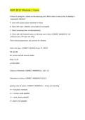 NUR 2811 Module 1 Exam &vert; Capstone Nursing Practice Questions&comma; Answers & High-Yield Review &vert; 2026 - International College of Health Sciences&period;
