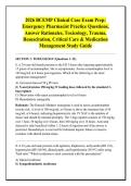 2026 BCEMP Clinical Case Exam Prep&colon; &NewLine;Emergency Pharmacist Practice Questions&comma; &NewLine;Answer Rationales&comma; Toxicology&comma; Trauma&comma; &NewLine;Resuscitation&comma; Critical Care & Medication &NewLine;Management Study Guide