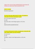 USMLE STEP 3 ACTUAL EXAM COMPREHENSIVE QUESTIONS AND &NewLine;VERIFIED ACCURATE SOLUTIONS GUARANTEED PASS