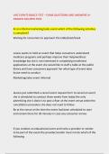 UHC EVENTS BASICS TEST &ndash; EXAM QUESTIONS AND ANSWERS A&plus; &NewLine;GRADED ASSURED PASS