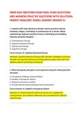 NRNP 6645 MIDTERM EXAM FINAL EXAM QUESTIONS &NewLine;AND ANSWERS PRACTICE QUESTIONS WITH SOLUTIONS &NewLine;NEWEST 2026&sol;2027 EXAM&vert; ALREADY GRADED A&plus;