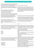 CPNRE EXAM 1 Practical Nurses Questions And Answers &lpar;A&plus; Graded&rpar;