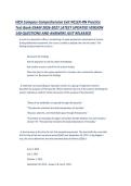 HESI Compass Comprehensive Exit NCLEX-RN Practice Test Bank EXAM 2026-2027 LATEST UPDATED VERSION 140 QUESTIONS AND ANSWERS JUST RELEASED &period;pdf&NewLine;&NewLine;