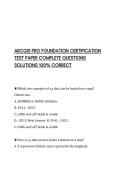 ARCGIS PRO FOUNDATION CERTIFICATION&NewLine;TEST PAPER COMPLETE QUESTIONS