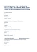 Basic Code Enforcement &ndash; TEEX & TDLR Texas Code Enforcement Officer EXAM 2026-2027 LATEST UPDATED VERSION 100 QUESTIONS AND ANSWERS JUST RELEASED &period;pdf&NewLine;&NewLine;