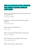 NURS 5432 UPDATED ACTUAL QUESTIONS AND CORRECT ANSWERS COMPLETE STUDY GUIDE&period;pdf&NewLine;&NewLine;