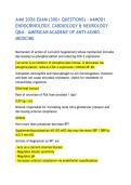 A4M 2026 EXAM &lpar;300&plus; QUESTIONS&rpar; &ndash; A4M001 ENDOCRINOLOGY&comma; CARDIOLOGY & NEUROLOGY Q&A &ndash; AMERICAN ACADEMY OF ANTI-AGING MEDICINE