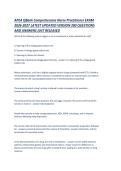 APEA QBank Comprehensive Nurse Practitioner EXAM 2026-2027 LATEST UPDATED VERSION 280 QUESTIONS AND ANSWERS JUST RELEASED&period;pdf&NewLine;&NewLine;