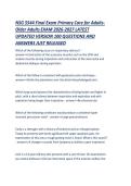 NSG 5544 Final Exam Primary Care for Adults-Older Adults EXAM 2026-2027 LATEST UPDATED VERSION 100 QUESTIONS AND ANSWERS JUST RELEASED&period;pdf&NewLine;&NewLine;