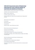 NURS 3537 Integumentary System Pathophysiology EXAM 2026-2027 LATEST UPDATED VERSION 120 QUESTIONS AND ANSWERS JUST RELEASED&period;pdf&NewLine;&NewLine;