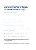 Mississippi State Board of Cosmetology Theory EXAM 2026-2027 LATEST UPDATED VERSION 190 QUESTIONS AND ANSWERS JUST RELEASED&period;pdf&NewLine;&NewLine;