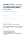 HESI 799 RN Exit Exam Part 2 of 2 Comprehensive EXAM 2026-2027 LATEST UPDATED VERSION 120 QUESTIONS AND ANSWERS JUST RELEASED&period;pdf&NewLine;&NewLine;