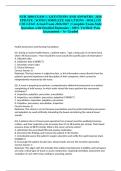 NUR 3490 EXAM 1 &vert; QUESTIONS AND ANSWERS &vert; 2026 UPDATE &vert; WITH COMPLETE SOLUTIONS - MOLLOY COLLEGE Actual Exam 2026&sol;2027 &vert; Complete Exam-Style Questions with Detailed Rationales &vert; 100&percnt; Verified &vert; Pass Guaranteed &ndash; A&plus; Graded