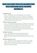 NURS 5433 EENT PRACTICE EXAMINATION&NewLine;2026 QUESTIONS WITH ANSWERS&NewLine;GRADED A&plus;