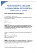 NU 545 QUIZ 8 2026&sol;2027 &vert; ADVANCED PATHOPHYSIOLOGY &vert; 50 VERIFIED Q&A &vert; DETAILED RATIONALES &vert; NGN-ALIGNED &vert; PASS GUARANTEED &ndash; A&plus; GRADED