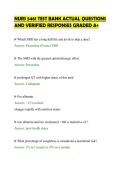 NURS 5461 TEST BANK ACTUAL QUESTIONS&NewLine;AND VERIFIED RESPONSES GRADED A&plus;