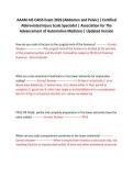 AAAM AIS CAISS Exam 2026 &lpar;Abdomen and Pelvic&rpar; &vert; Certified Abbreviated Injury Scale Specialist &vert; Association for The Advancement of Automotive Medicine &vert; Updated Version