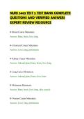 NURS 5463 TEST 5 TEST BANK COMPLETE&NewLine;QUESTIONS AND VERIFIED ANSWERS&NewLine;EXPERT REVIEW RESOURCE
