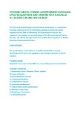 WYOMING DENTAL HYGIENE JURISPRUDENCE EXAM BANK-&NewLine;UPDATED QUESTIONS AND ANSWERS WITH RATIONALE &vert;&NewLine;A&plus; GRADED&vert; BRAND NEW RELEASE&excl;&NewLine;
