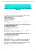 GROUP PERFORMANCE PROFILE NURS 307 PEDS QUIZ 5 &vert; QUESTIONS AND ANSWERS &vert; 2026 UPDATED &vert; SOLVED 100&percnt; CORRECT - WCU Actual Exam 2026&sol;2027 &vert; Complete Exam-Style Questions with Detailed Rationales &vert; 100&percnt; Verified &vert; Pass Guaranteed &ndash; A&plus; Graded