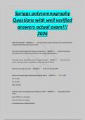 Spriggs polysomnography&NewLine;Questions with well verified&NewLine;answers actual exam&excl;&excl;&excl;&NewLine;2026
