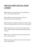NURS 6531 SCRIPT 2026 FULL SOLVED&NewLine;CONTENT&NewLine;
