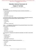American Government Stories of a Nation 5th Edition By Scott Abernathy &vert; Test Bank &vert; All Chapters 