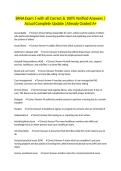 SRNA Exam 1 with all Correct & 100&percnt; Verified Answers &vert;Actual Complete Update &vert;Already Graded A&plus;
