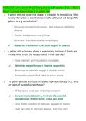 NUR 265 Advanced Medical-Surgical Nursing Exam 1 Practice Test 2026 &vert; Most-Tested Topics &vert; High-Yield Practice Questions & Answers &vert; Exam Review