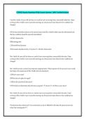 CPNRE Practice Questions With Correct Answers - 100&percnt; Verified Solution
