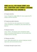 NURS 660 ALL SETS EXAM SCRIPT 2026&NewLine;FULL QUESTIONS AND CORRECT ANSWERS&NewLine;GUARANTEED PASS GRADED A&plus;