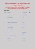 ATI TEAS 7 2026 Test Bank &mdash; 180 Practice Questions with&NewLine;Answers & Rationales&NewLine;5 Versions &vert; Reading&comma; Math&comma; Science&comma; English & Language&NewLine;Usage &vert; Ultimate Study Guide & Practice Exam