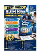 Test Bank For Selling Today Partnering to Create Value&comma; 15th Edition by Michael Ahearne&comma; Gerald Manning&period;pdf&NewLine;&NewLine;