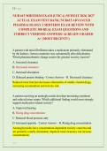 NUR 615 MIDTERM EXAM &lpar;UTICA&rpar; NEWEST 2026&sol; 2027 &NewLine;ACTUAL EXAM TEST BANK&vert; NUR615 ADVANCED &NewLine;PHARMACOLOGY I MIDTERM EXAM REVIEW WITH &NewLine;COMPLETE 300 REAL EXAM QUESTIONS AND &NewLine;CORRECT VERIFIED ANSWERS&sol; ALREADY GRADED &NewLine;A&plus; &lpar;MOST RECENT&excl;&excl;&rpar; 