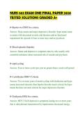 NURS 663 EXAM ONE FINAL PAPER 2026&NewLine;TESTED SOLUTIONS GRADED A&plus;