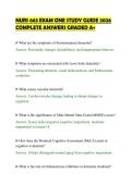 NURS 663 EXAM ONE STUDY GUIDE 2026&NewLine;COMPLETE ANSWERS GRADED A&plus;