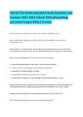 NAVLE&lowbar;Test&lowbar;Bank&semi;Updated&lowbar;Actual&lowbar;Questions&lowbar;and&lowbar;Answers&lowbar;2024&lowbar;2025&lowbar;Solved