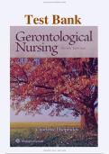 Test Bank&colon; For Gerontological Nursing Eliopoulos -Isbn -No 9780060000387 -All Chapters Covered &lpar;9th Edition&rpar; by  Huber