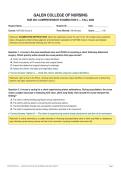 NUR 283 Comp 3 Review &ndash; Galen College of Nursing &vert; Complete Q&A Study Guide &vert; Latest Fall 2026&sol;2027&period;