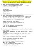 Nursing 210 Final Exam with all Correct & 100&percnt; Verified Answers &vert;Actual Complete Update &vert;Already Graded A&plus;