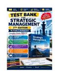 Test Bank for Strategic Management&comma; 7th Edition By Frank T&period; Rothaer&comma; Exam Material&period;pdf&NewLine;&NewLine;