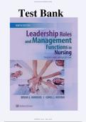 Test-Bank-For-Leadership-Roles-And-Management-Functions-In-Nursing-9th-Edition-By-Marquis Isbn-No-10-1496349792-Isbn-No-13-978-1496349798-Complete-Guide-A&plus;