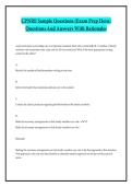 CPNRE Sample Questions &lpar;Exam Prep Hero&rpar; Questions And Answers With Rationales&comma; CPNRE Exam prep 1 Questions And Answers 2026-2027&comma; CPNRE Practice Questions &num;1 Exam Guide Questions And Answers With Rationales 2026-2027 &lpar;A&plus; Graded&rpar;&comma; Cpnre Exam Review Questio